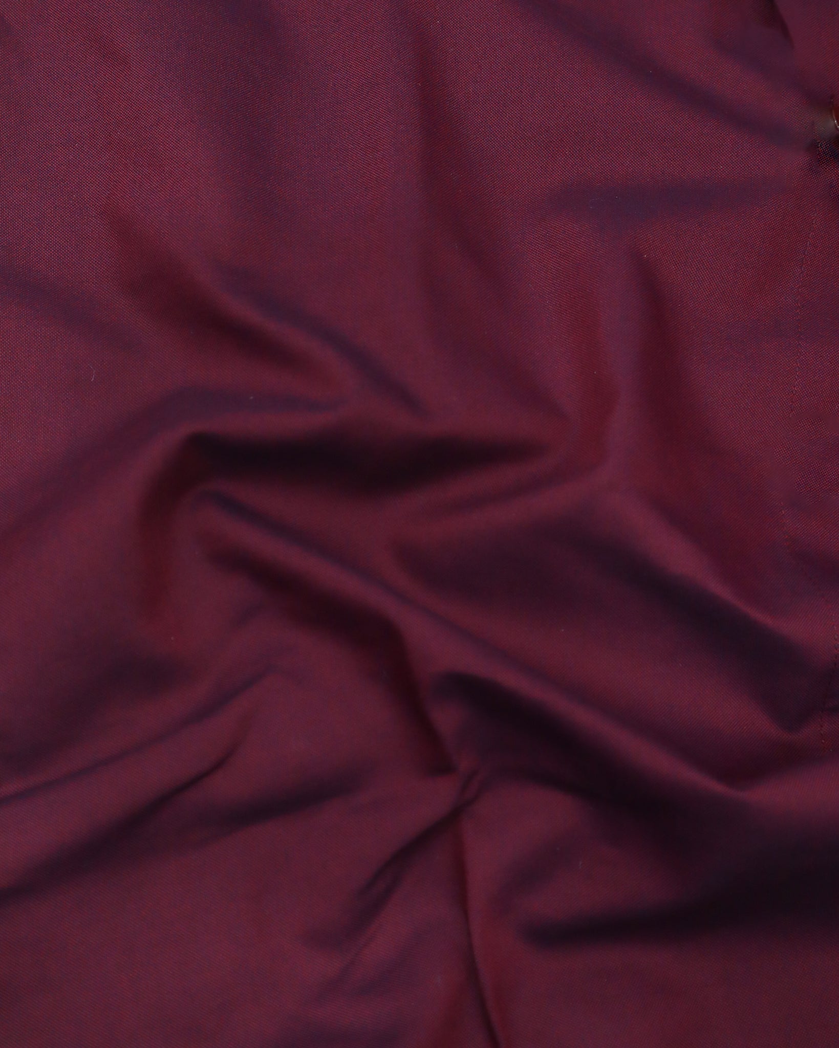 Men's Slim Fit Maroon Solid Cotton Shirt