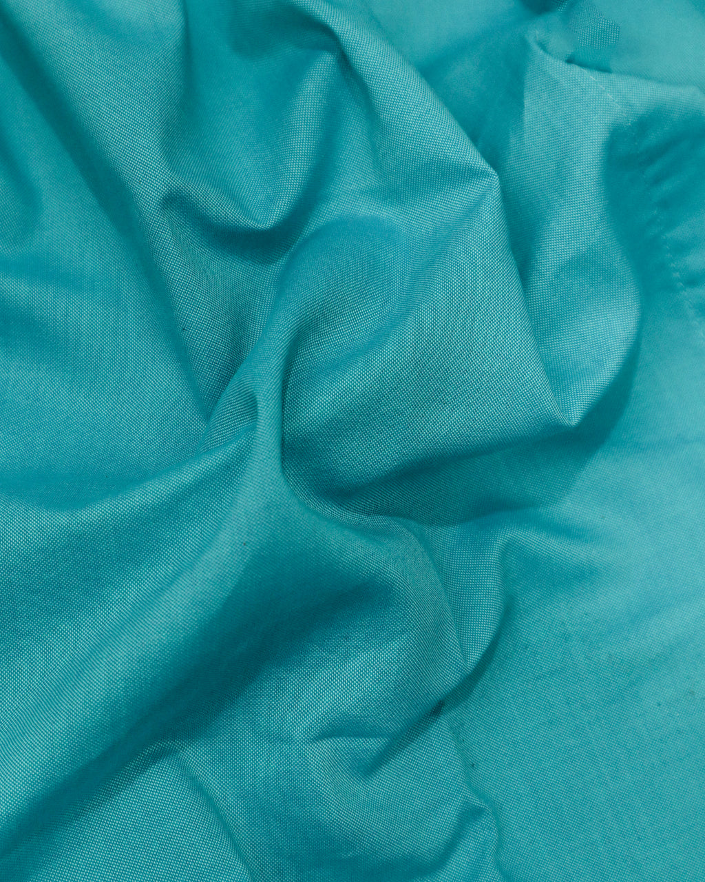 Men's Slim Fit Aqua Blue Solid Cotton Shirt