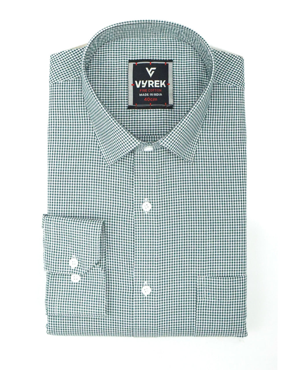 Men’s Classic Light Pista Gingham Cotton Shirt