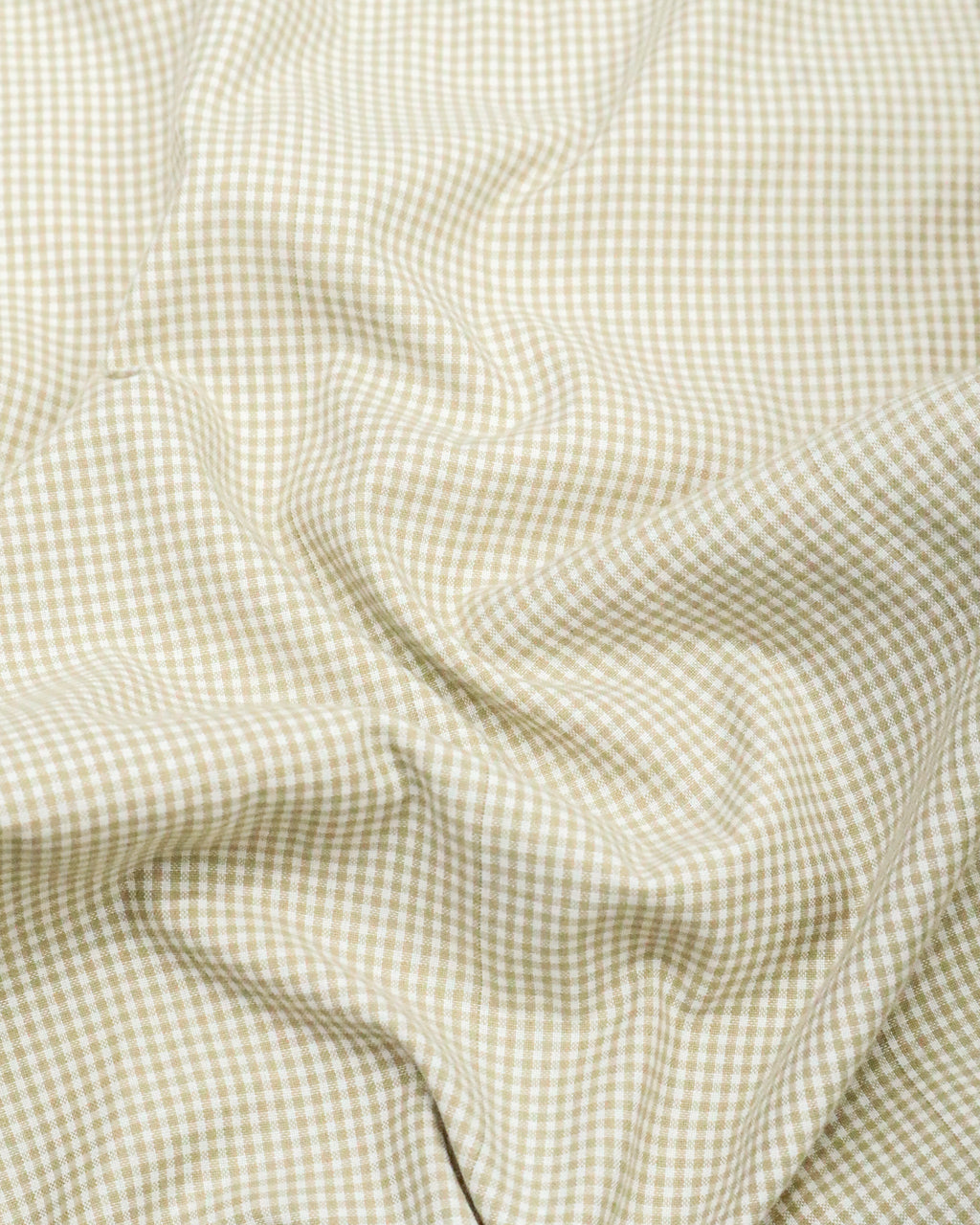 Men’s Beige Gingham Checks Pure Cotton Shirt