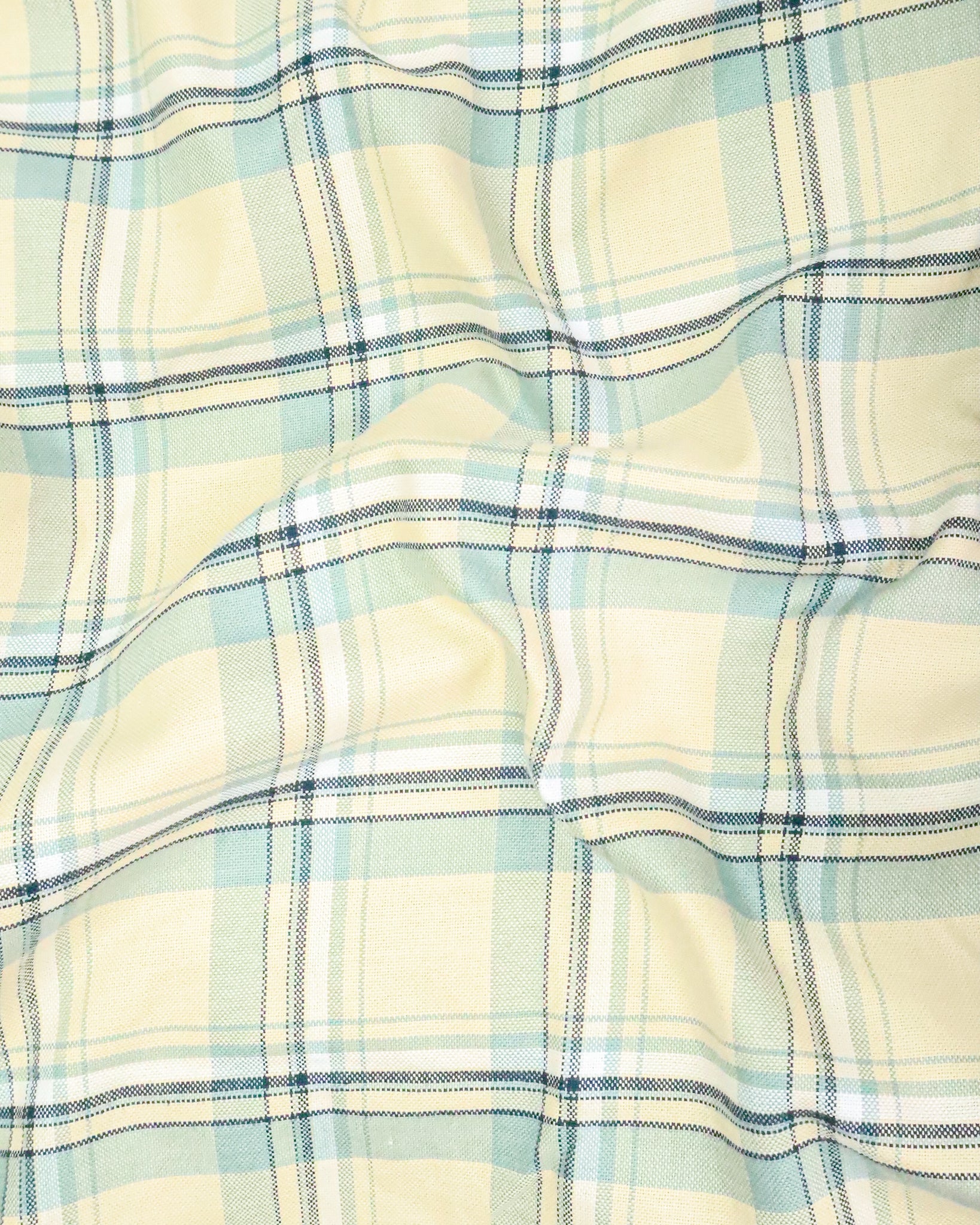 Men's Premium Slim Fit Pastel Checked Cotton Shirt