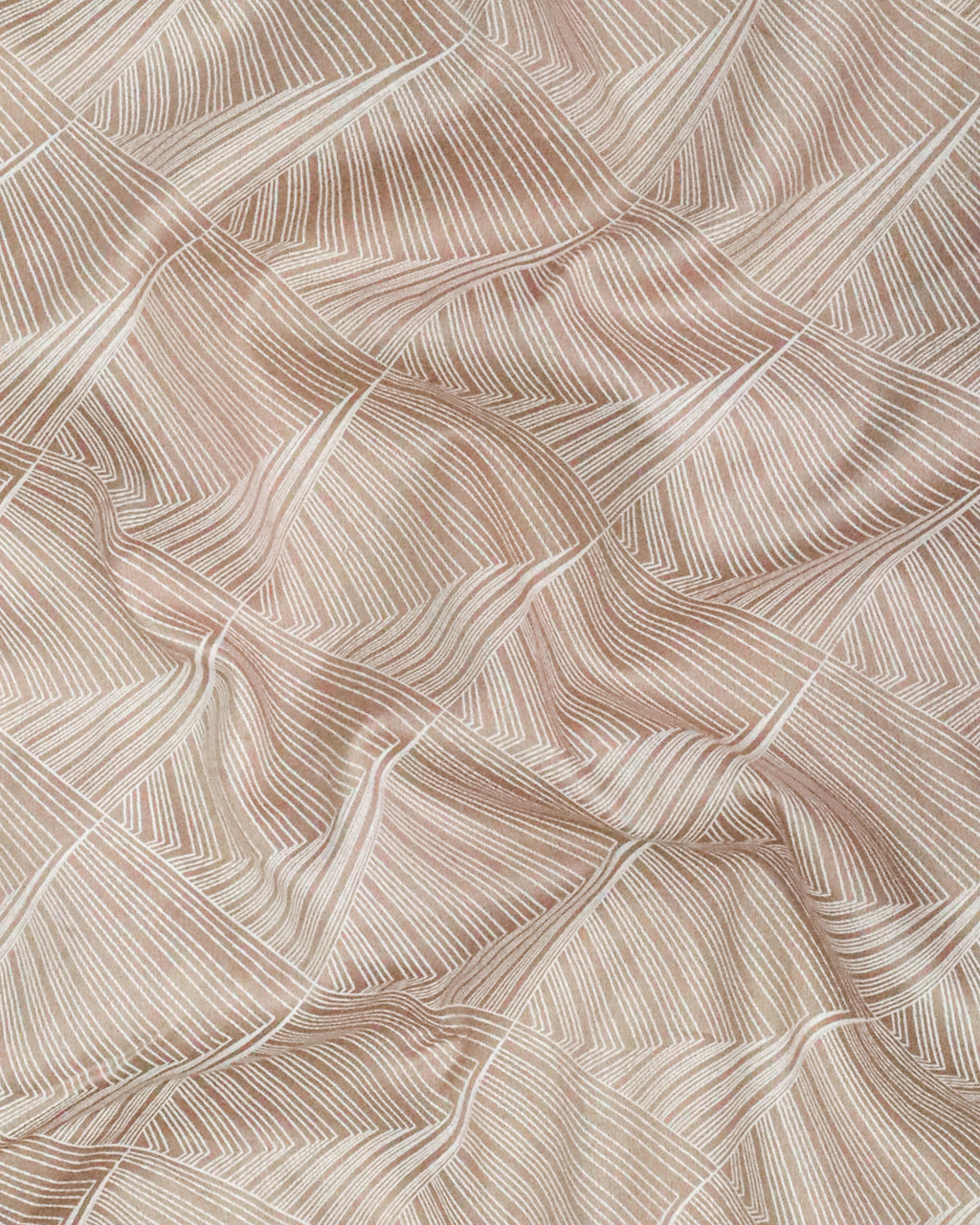 Men's Geo Print Party Shirt | Rose Gold