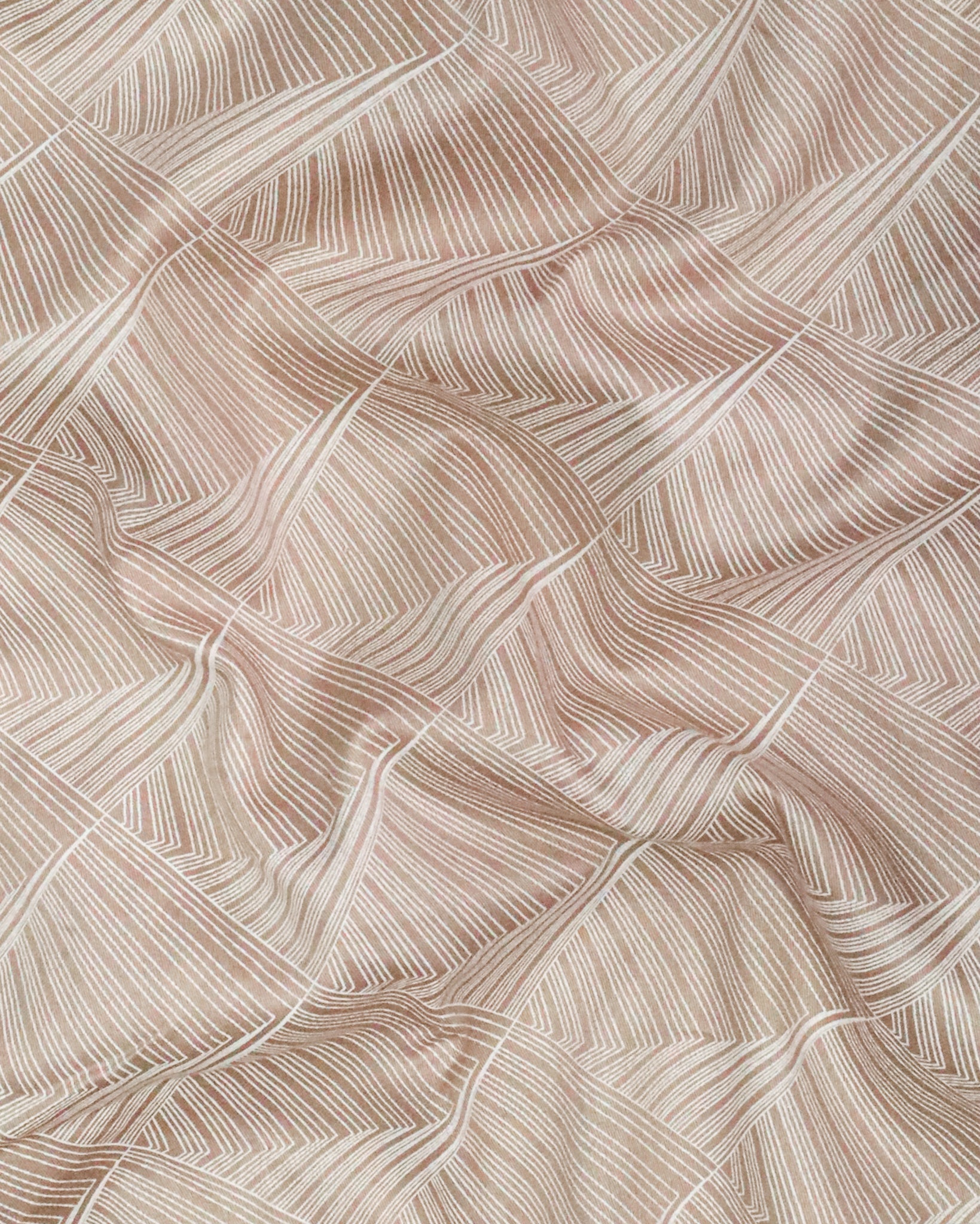 Men's Geo Print Party Shirt | Rose Gold