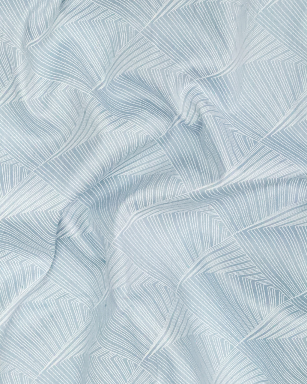 Men's Modern Print Shirt | Ice Blue