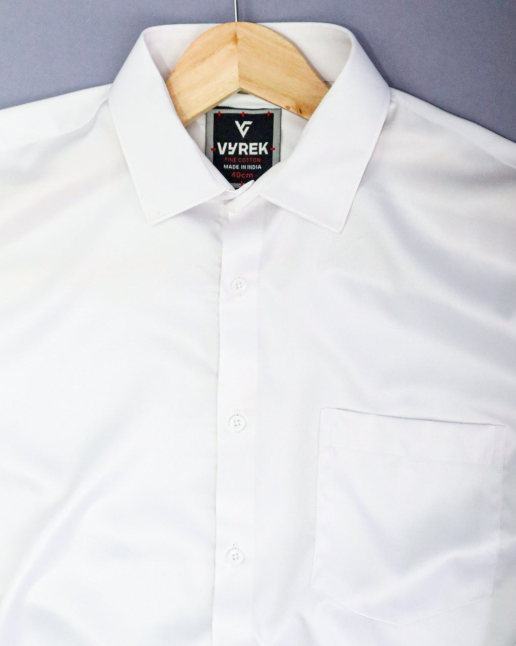 Men’s Oxford Poly Cotton Formal White Shirt