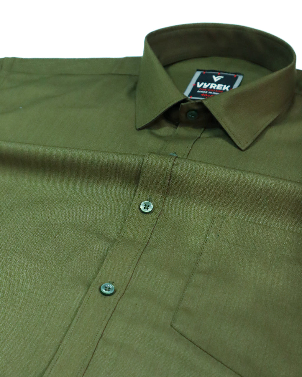 Men's Easy-Care Oxford Shirt | Olive Green