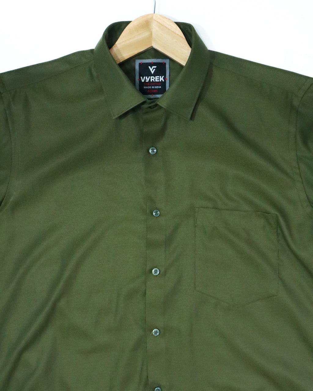 Men's Easy-Care Oxford Shirt | Olive Green