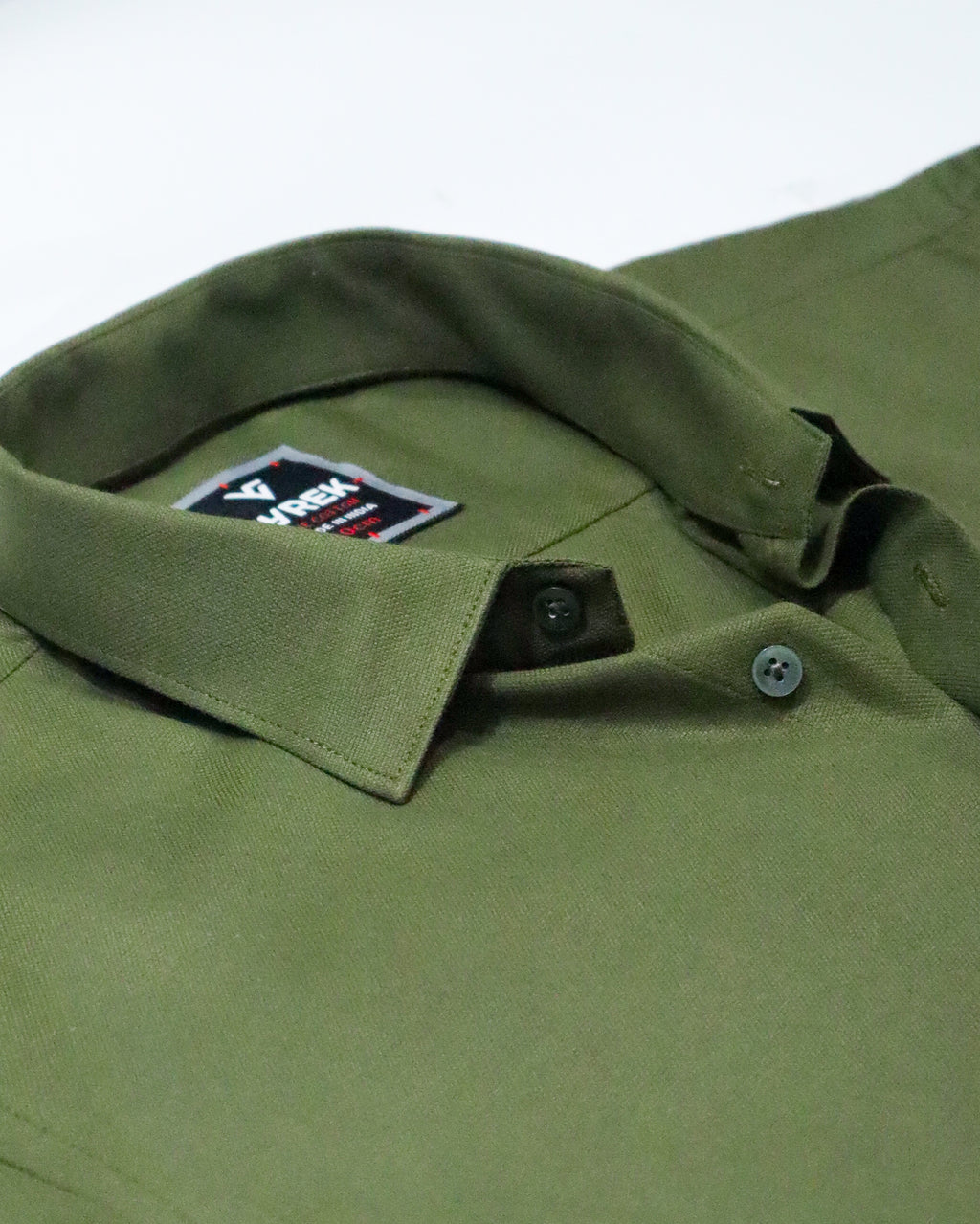 Men's Easy-Care Oxford Shirt | Olive Green