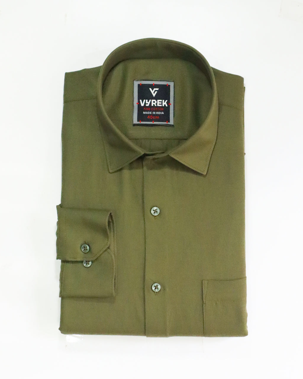 Men's Easy-Care Oxford Shirt | Olive Green