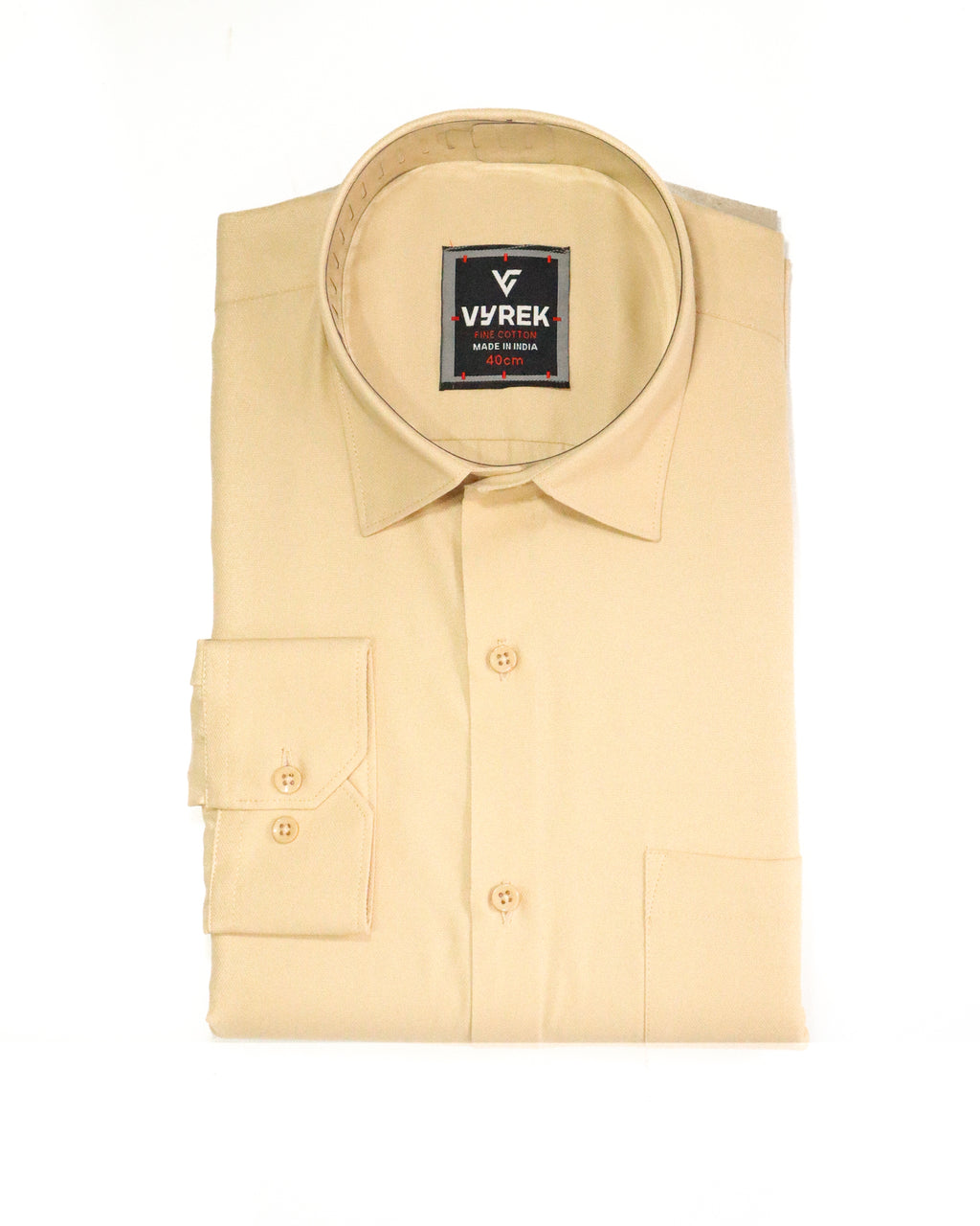 Men's Premium Luster Shirt | Light Beige