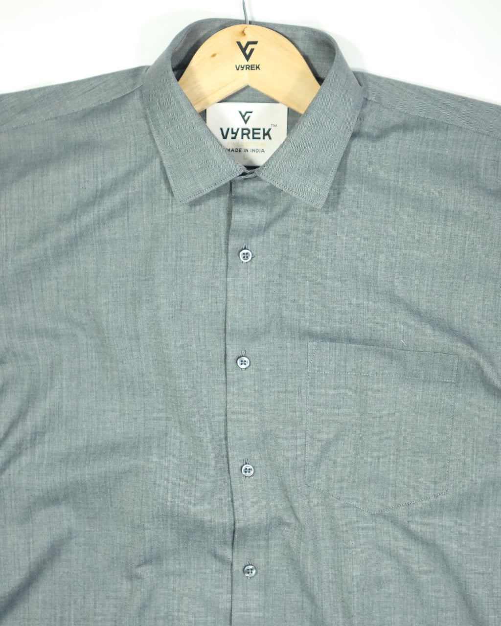 Men's Textured Fil-à-Fil Shirt | Heather Grey